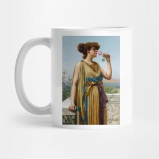 The Fragrant Rose by John William Godward Mug